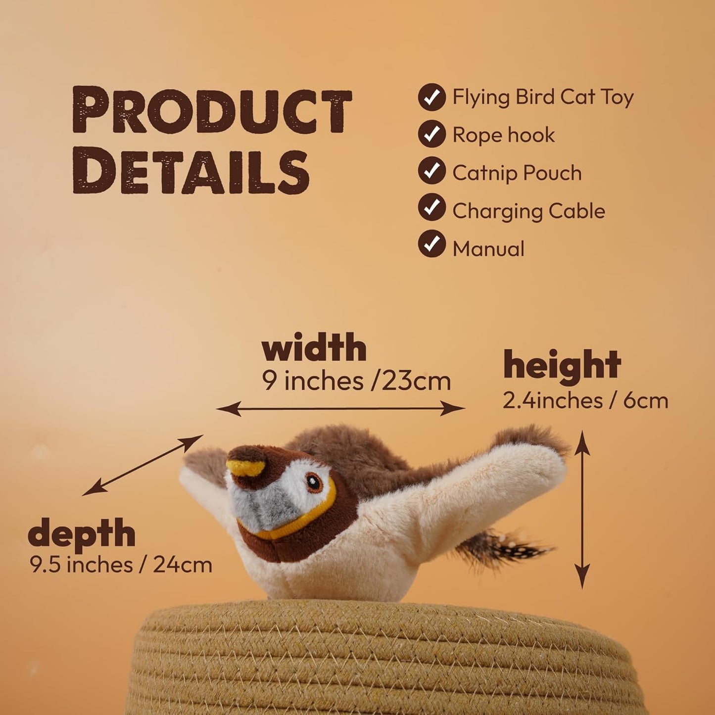 Flapping Bird Cat Toy