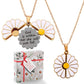 Daisy Flower Necklace Jewelry