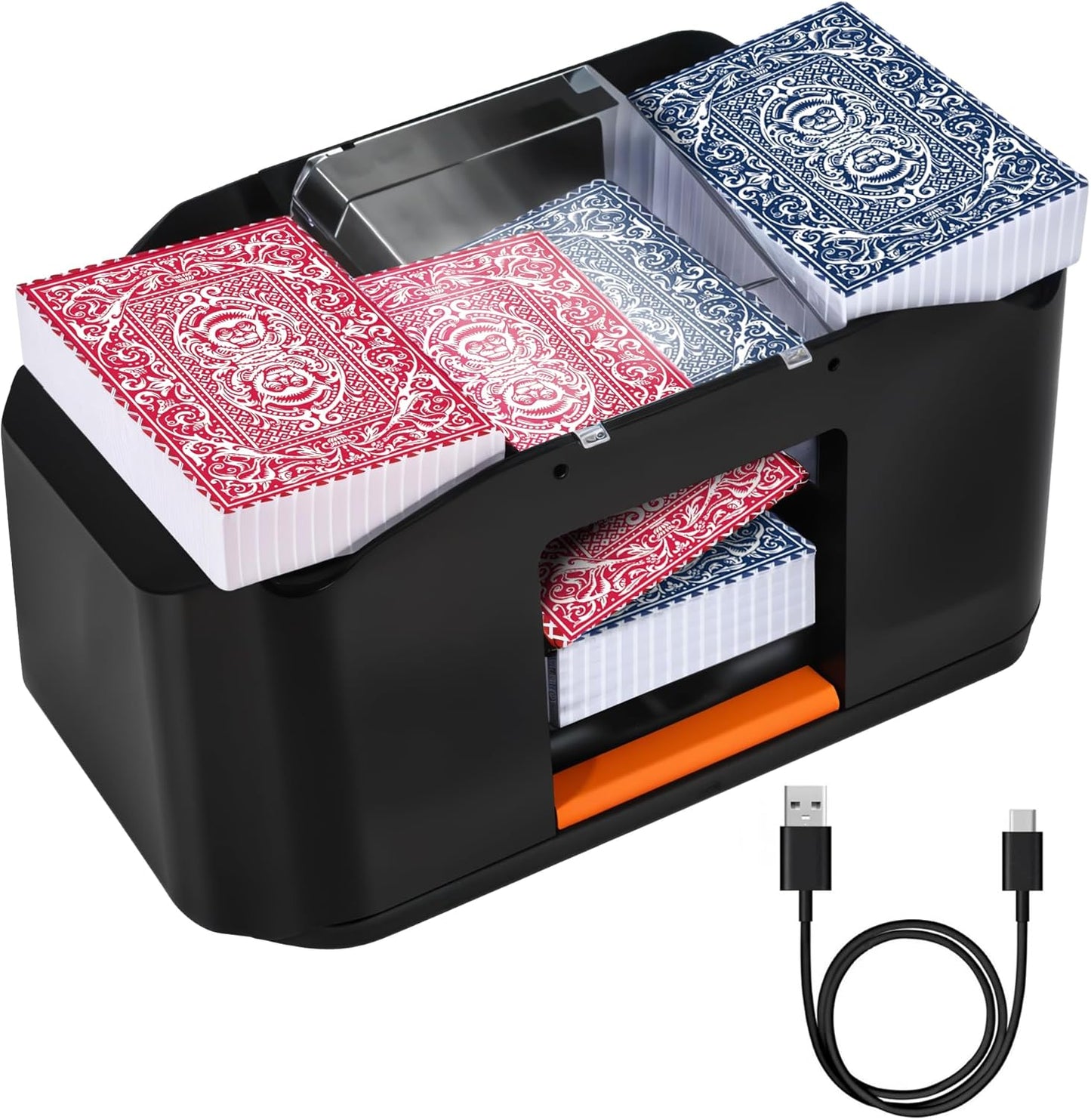 Automatic 2 Deck Card Game Shuffler