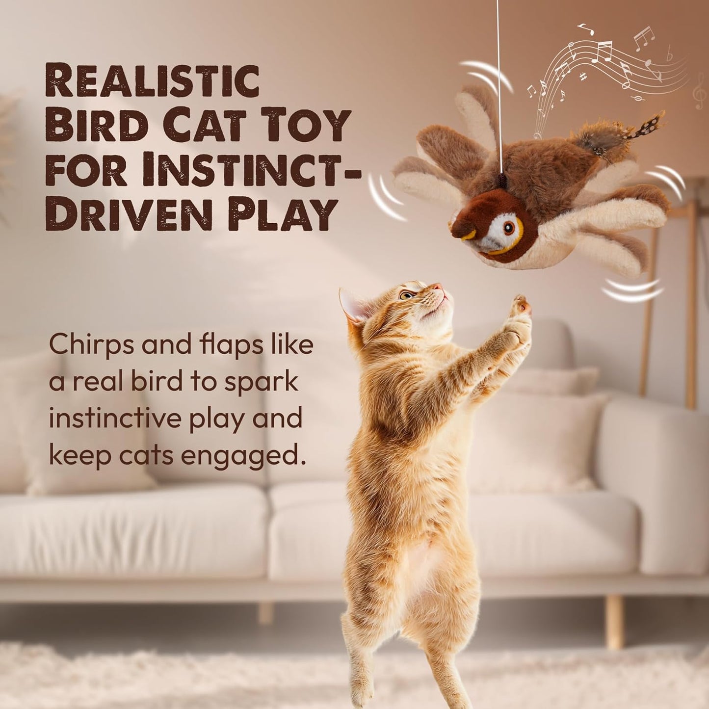 Flapping Bird Cat Toy