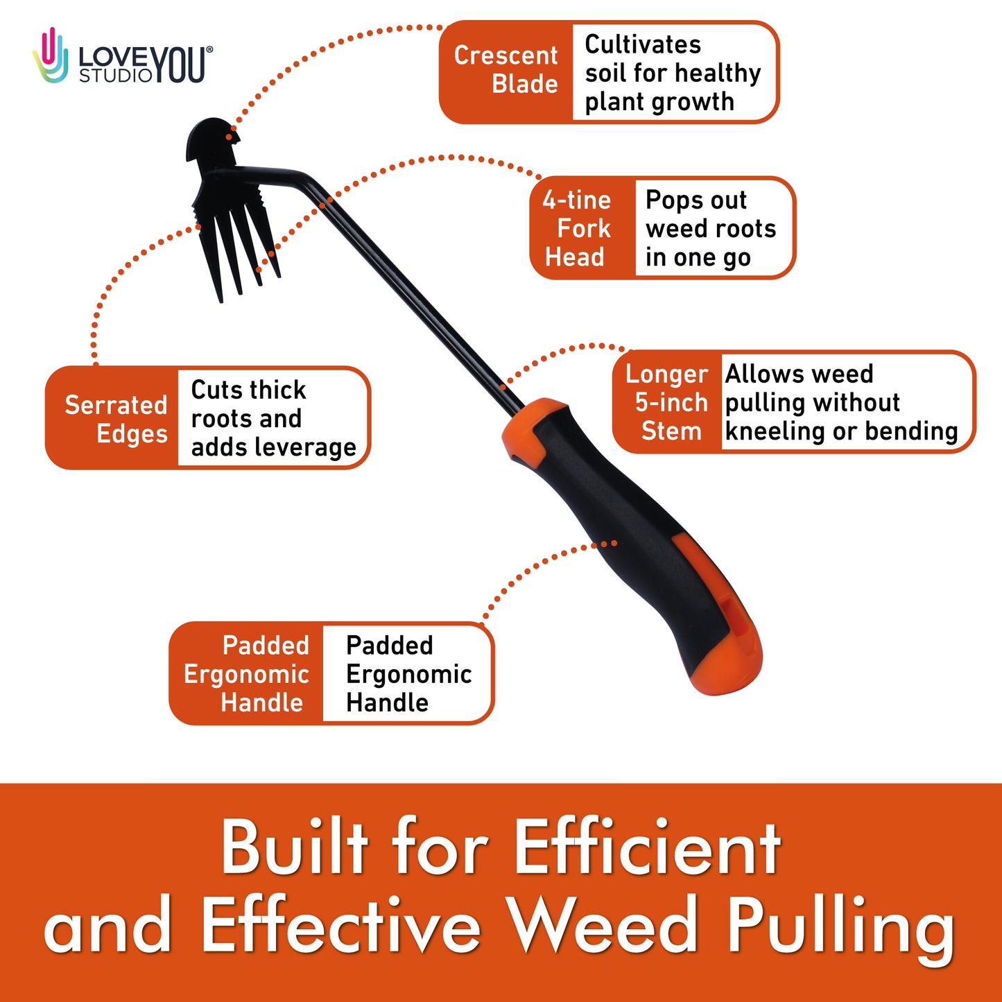 Weed Removal Puller Hand Tool